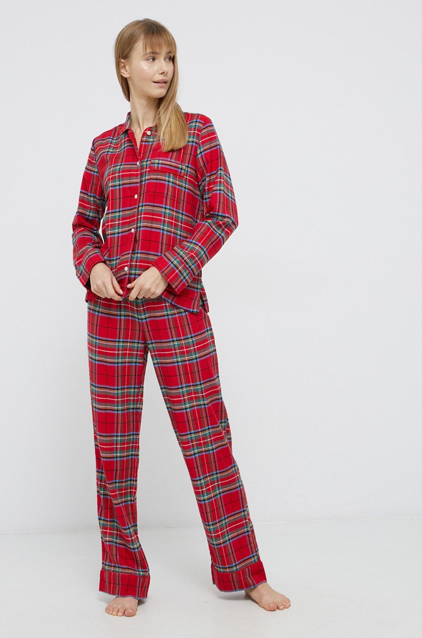 GAP Pijama culoarea rosu answear.ro imagine noua lenjerie-femei.ro