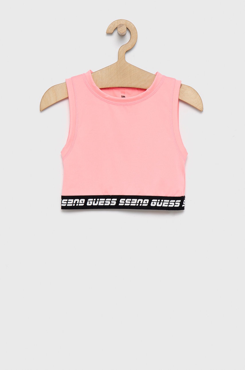 

Детски топ Guess в розово, Розов