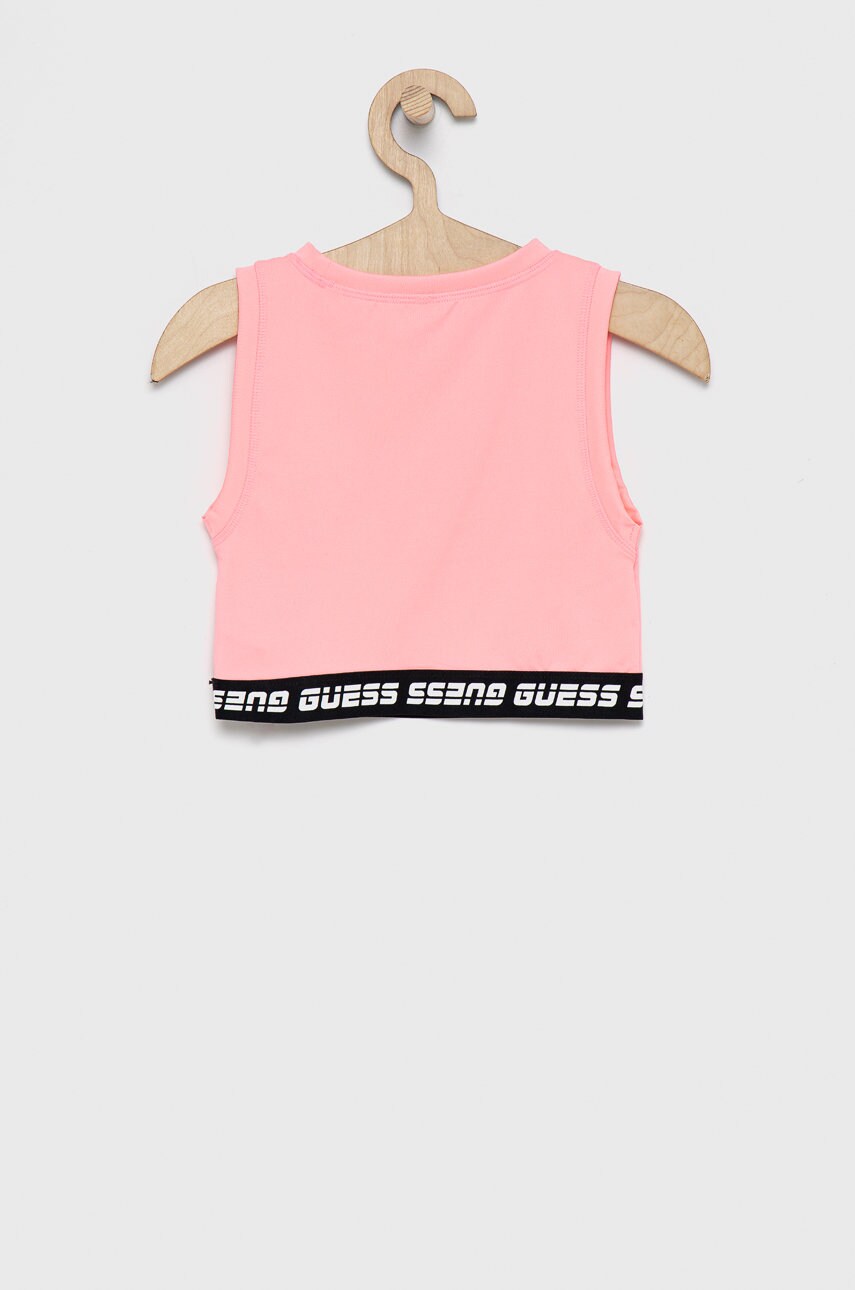 

Детский топ Guess цвет розовый