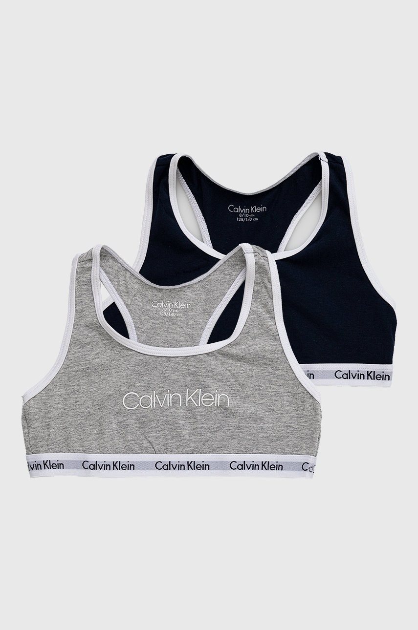 

Детски сутиен Calvin Klein Underwear в сиво, Сив