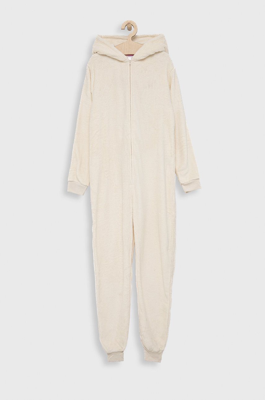 GAP Salopetă pijama copii culoarea crem, cu imprimeu 2023 ❤️ Pret Super answear imagine noua 2022