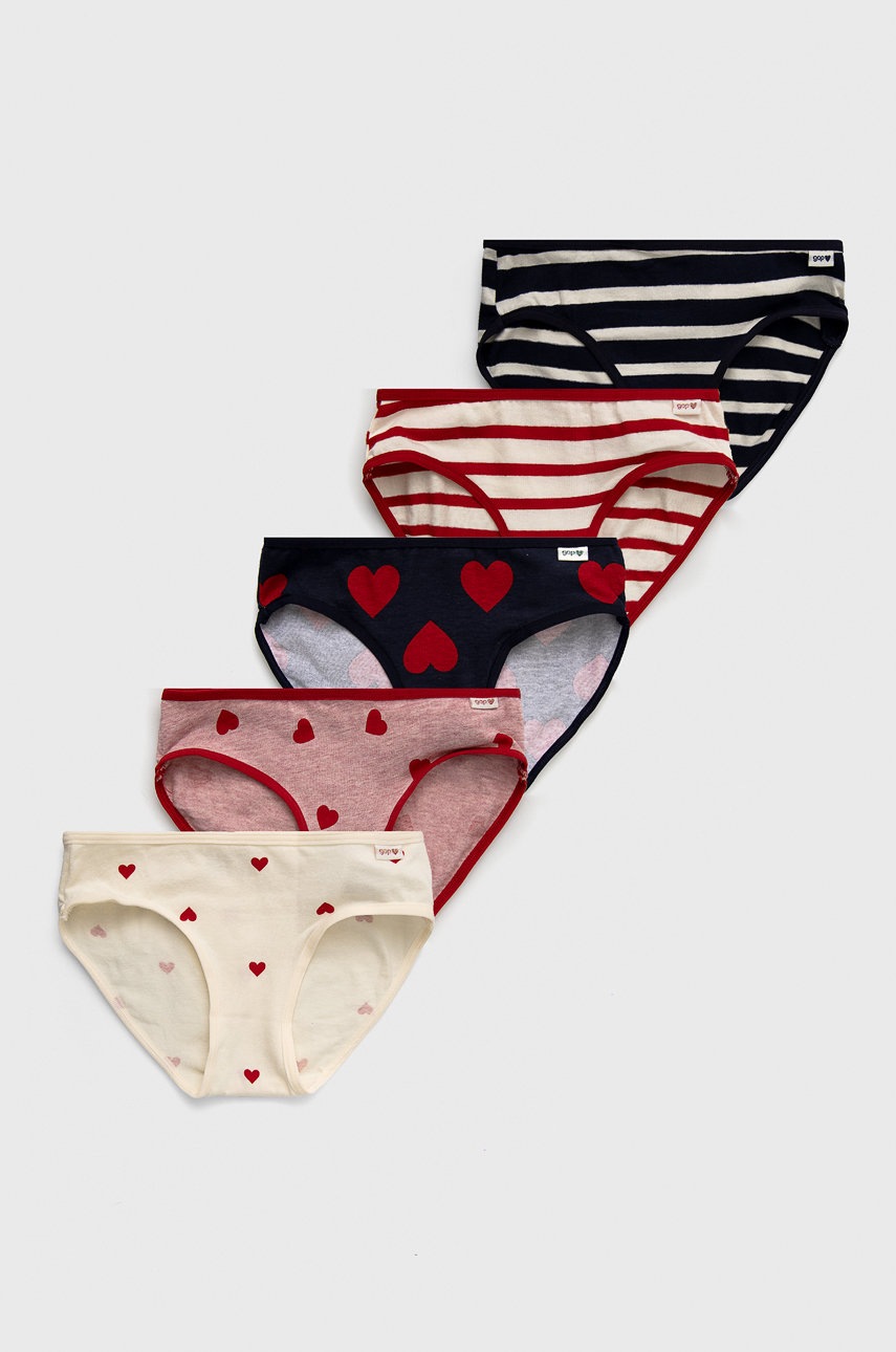 

Детски бикини GAP (5 чифта), Многоцветен