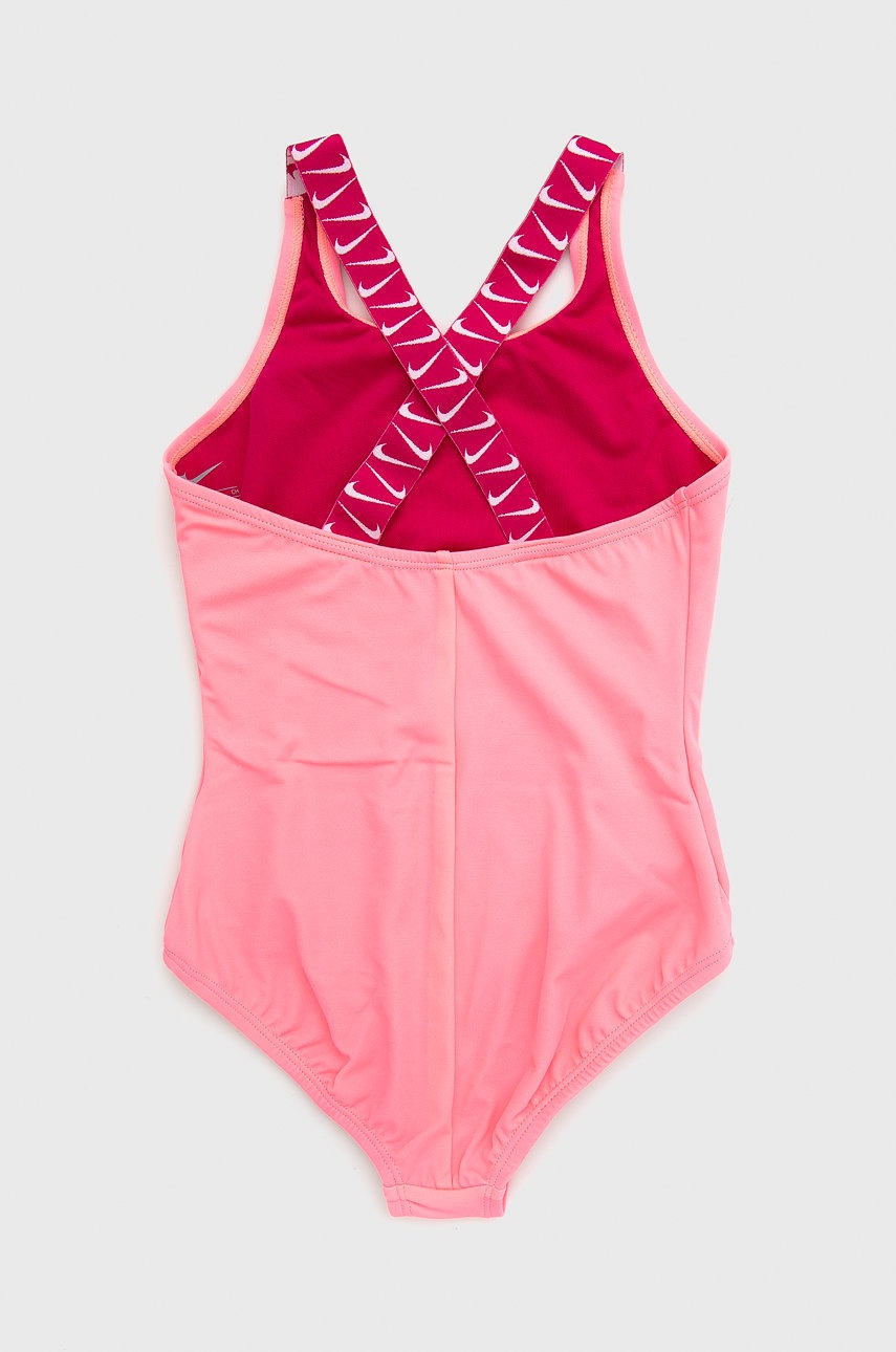 

Дитячий купальник Nike Kids колір рожевий
