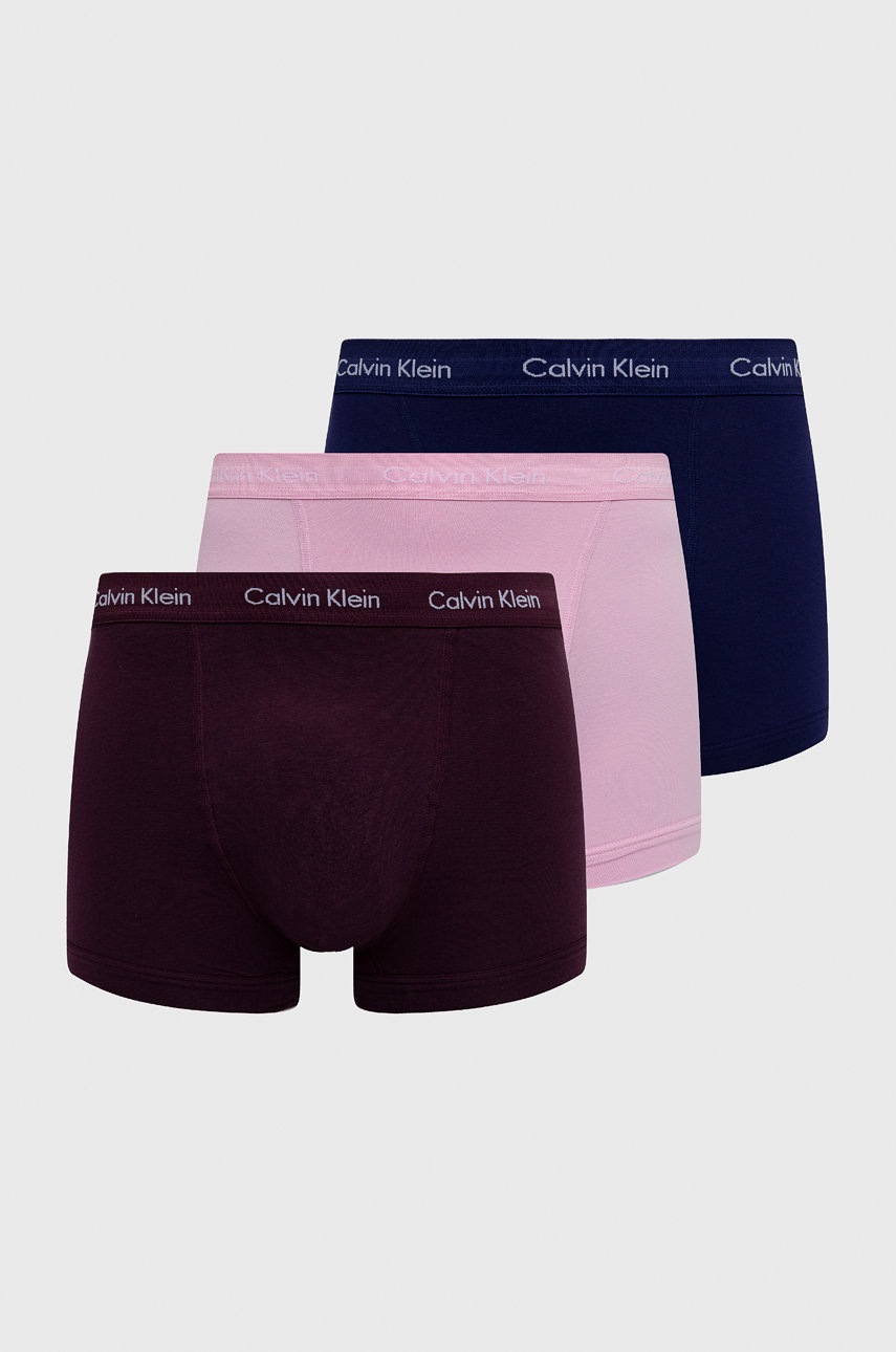 

Calvin Klein Underwear - Боксерки (3 чифта), Виолетов