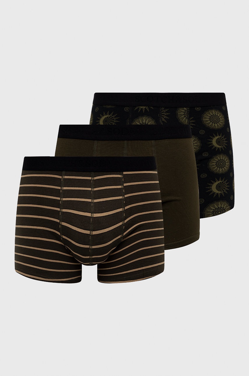 

Боксерки Scotch & Soda мъжки в зелено, Зелен