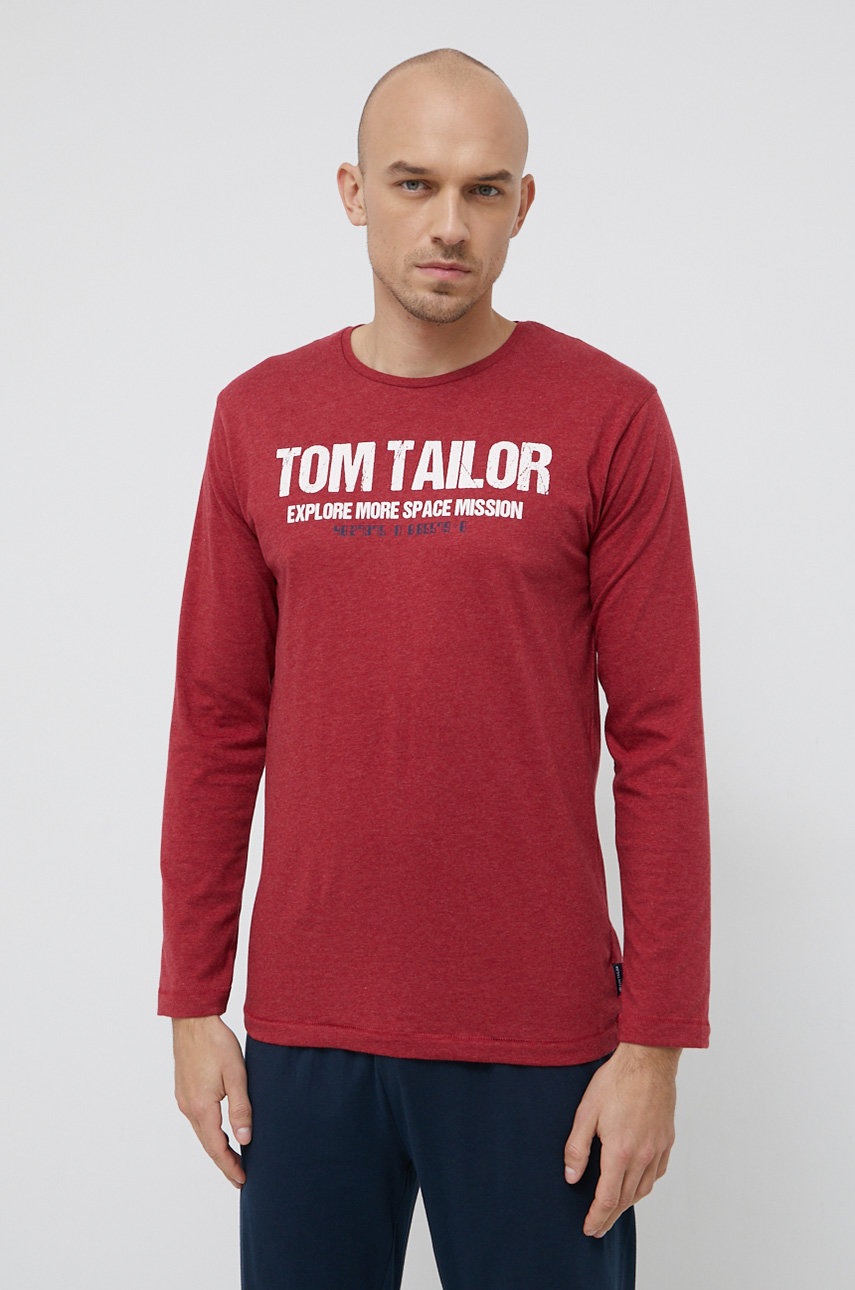

Пижама Tom Tailor цвет красный гладкая