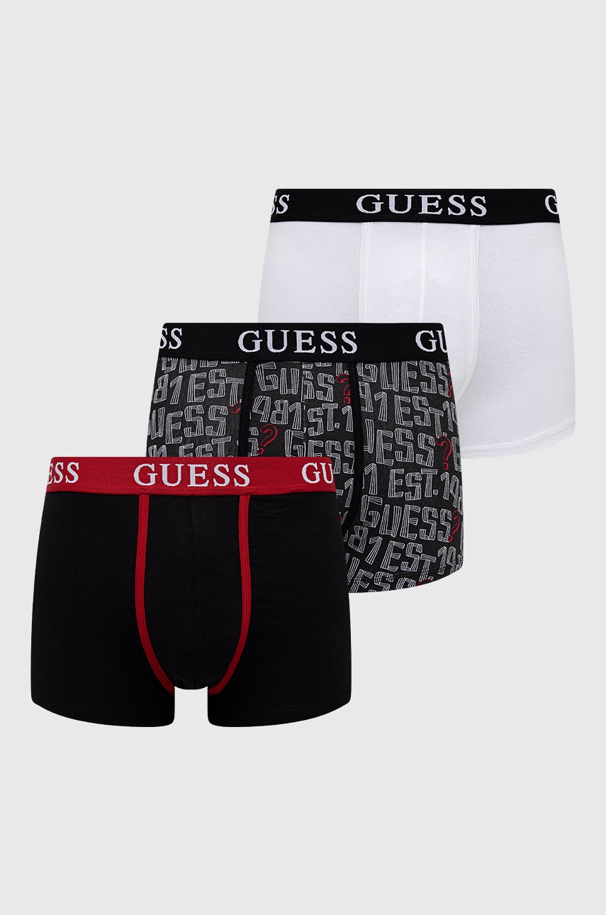

Боксерки Guess мъжки в черно, Черен