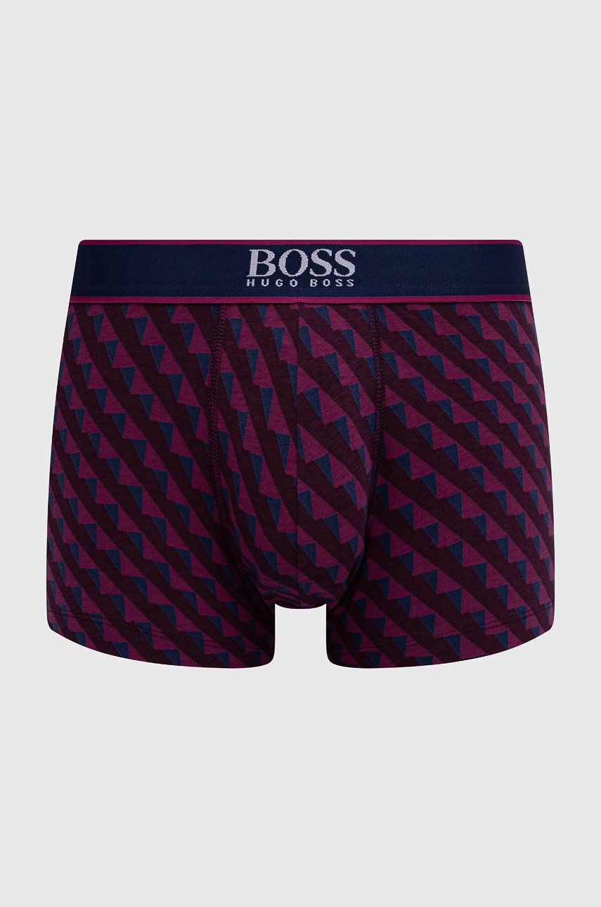 Boss Boxeri bărbați, culoarea violet answear.ro
