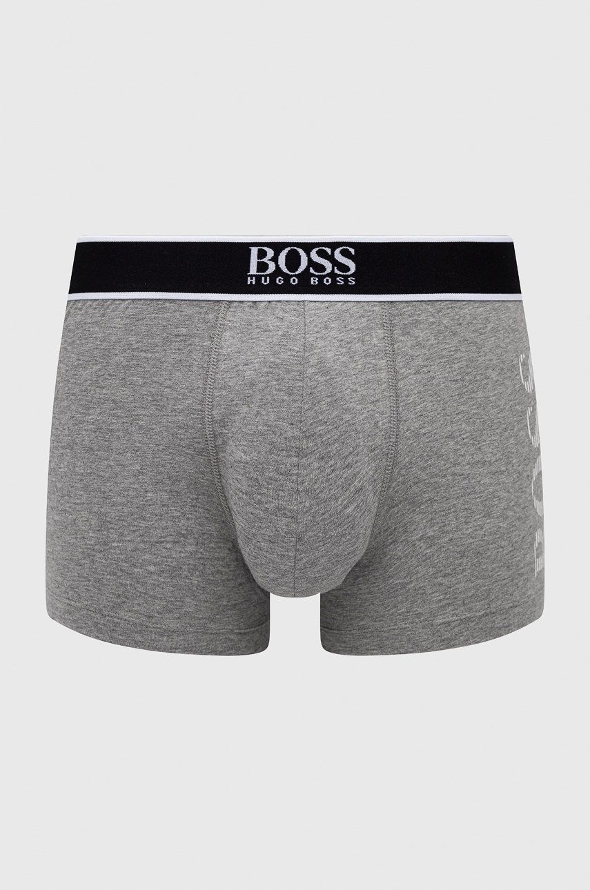 Boss Boxeri bărbați, culoarea gri answear imagine noua