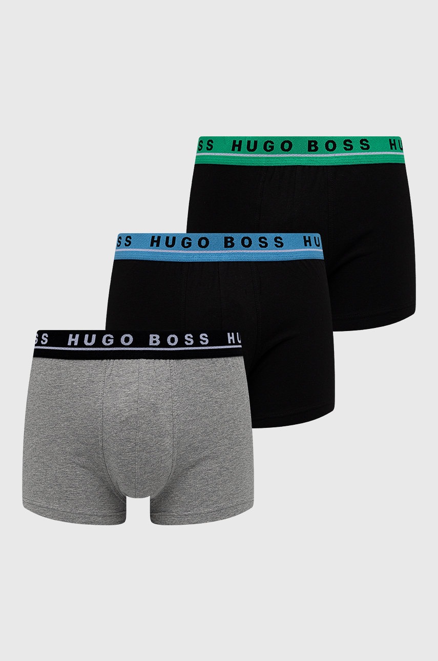 

Боксерки Boss мъжки в черно, Черен