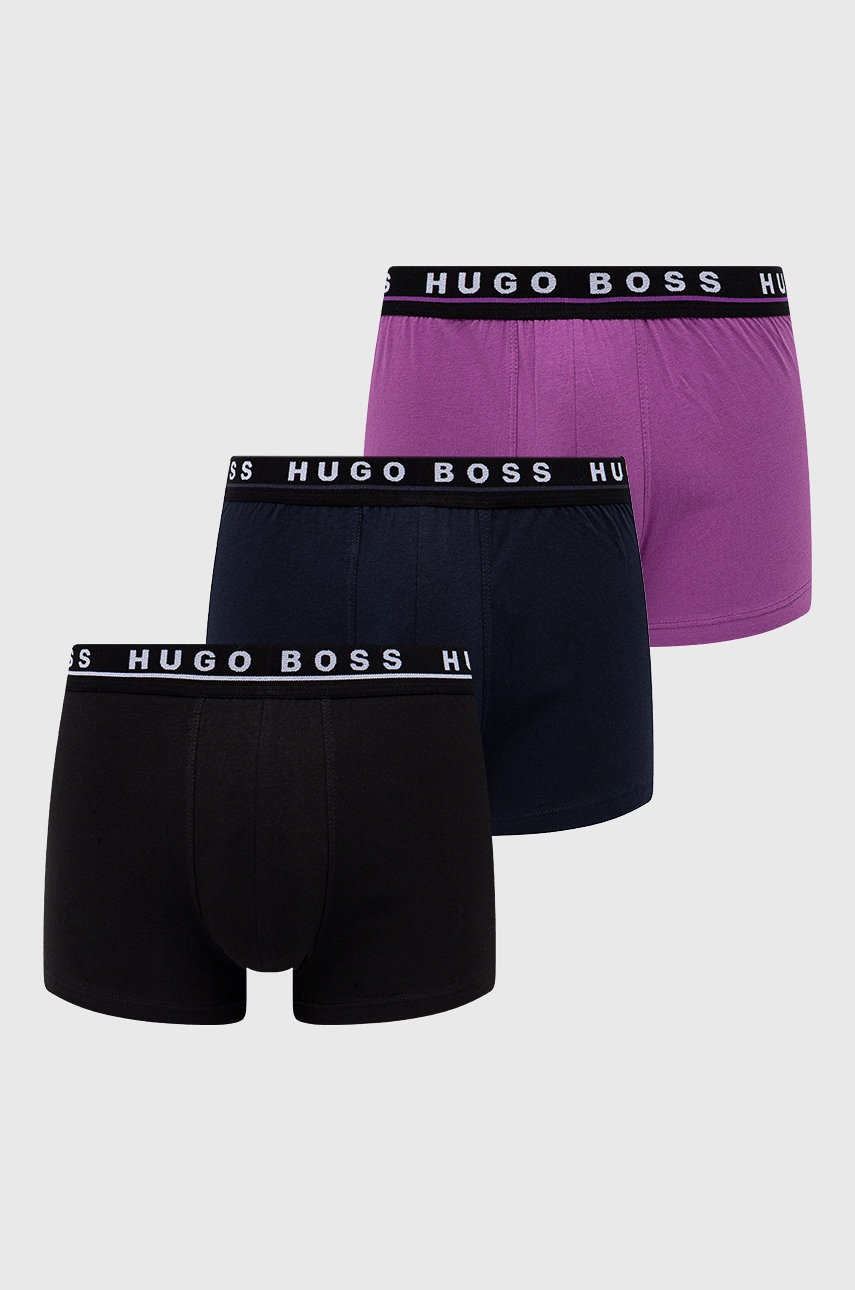 

Боксерки Boss мъжки в черно, Черен