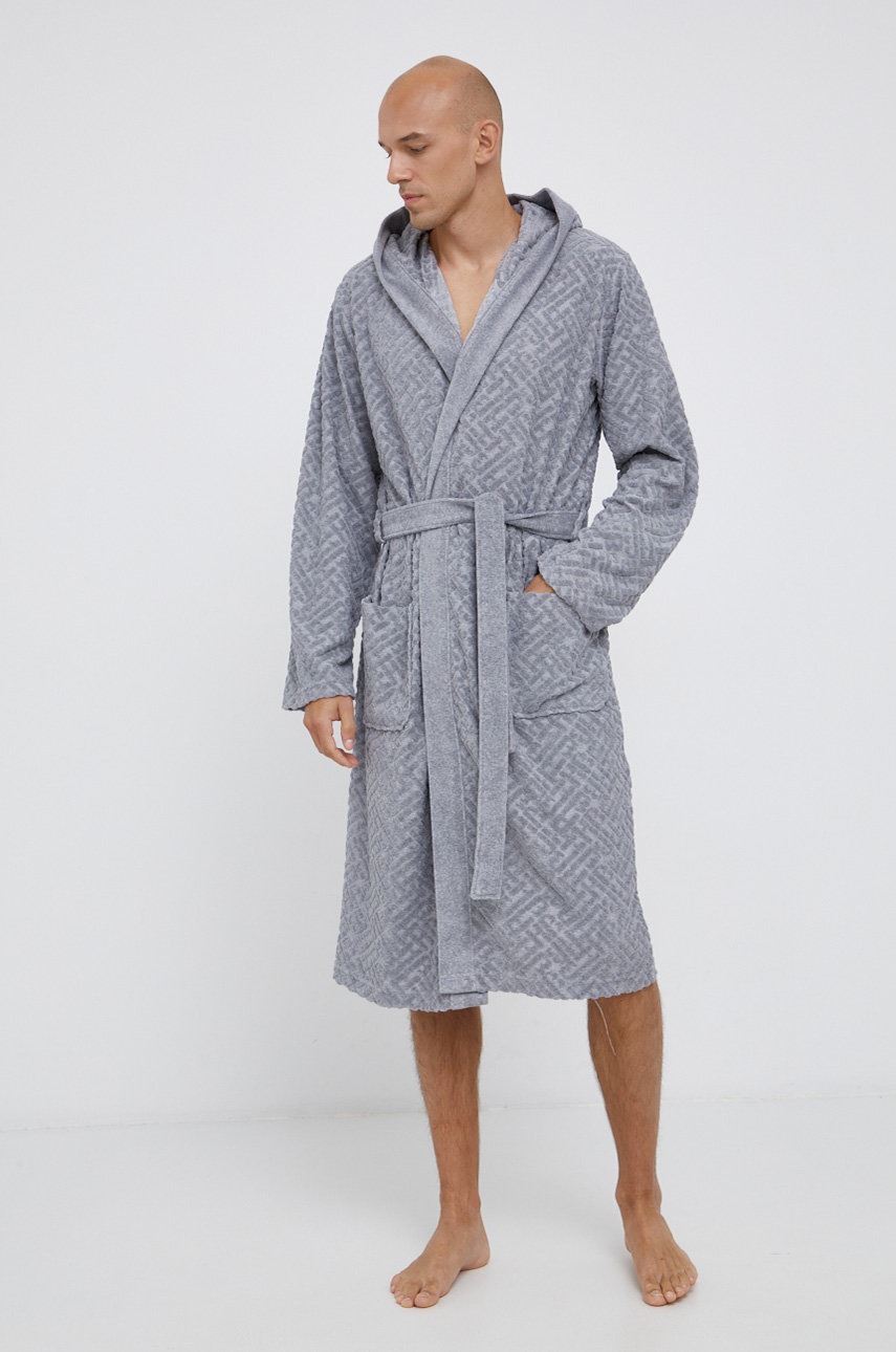 

Халат Boss в сиво, Сив