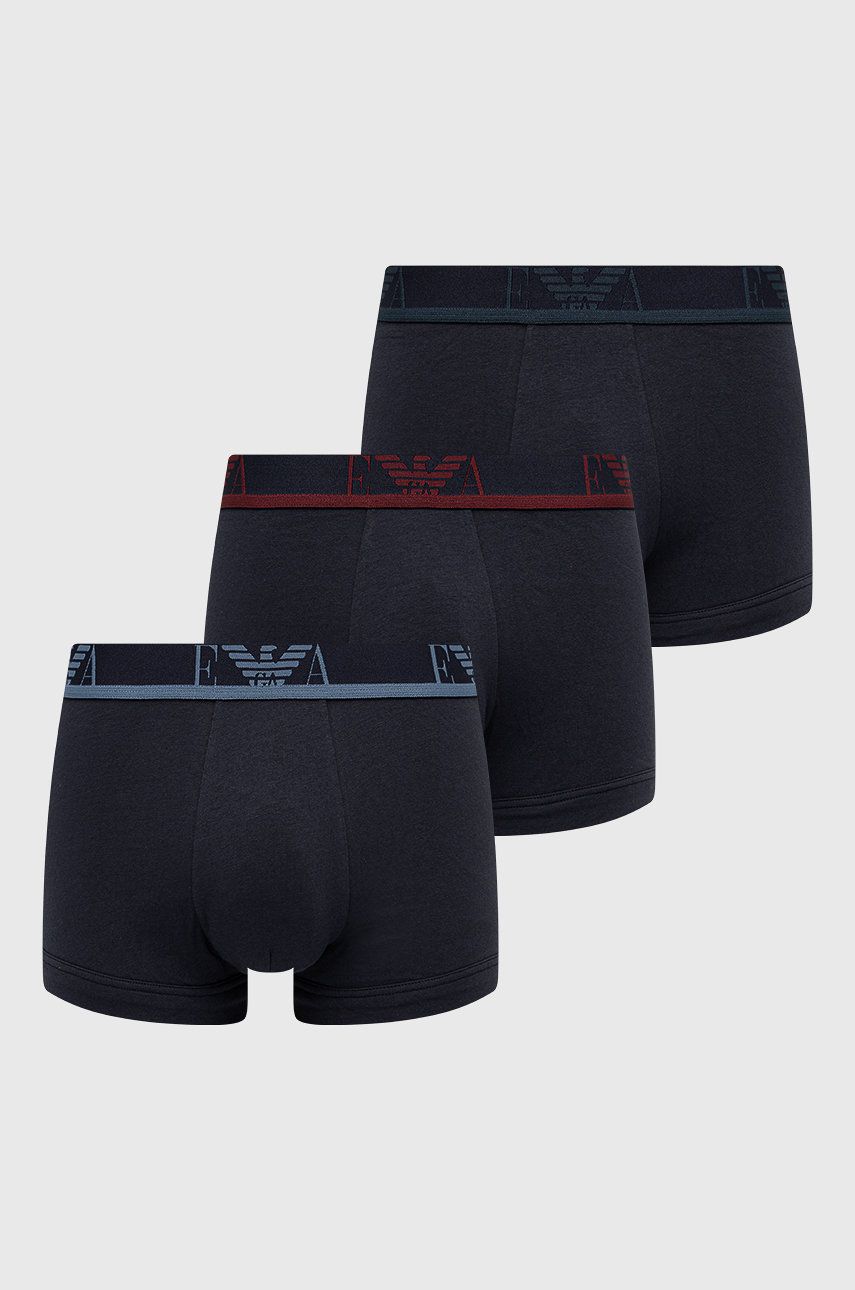 Emporio Armani Underwear Boxeri bărbați, culoarea albastru marin answear imagine noua