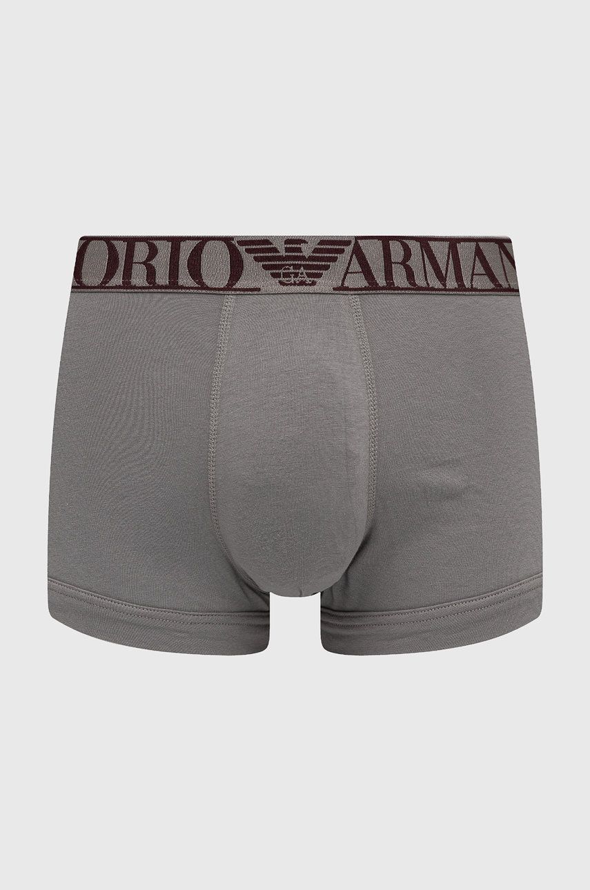 Emporio Armani Underwear Boxeri bărbați, culoarea gri 2023 ❤️ Pret Super answear imagine noua 2022