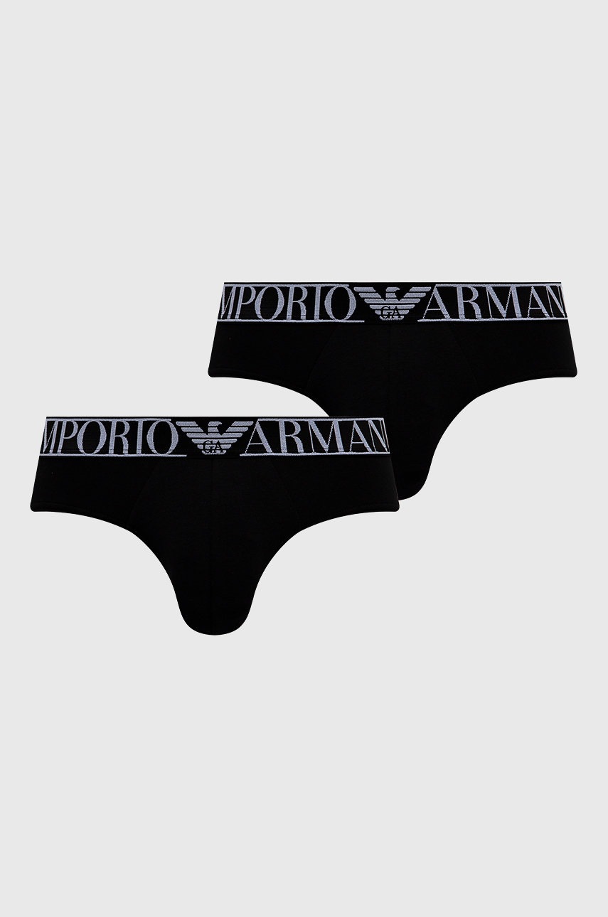 

Слипове Emporio Armani Underwear мъжки в черно, Черен