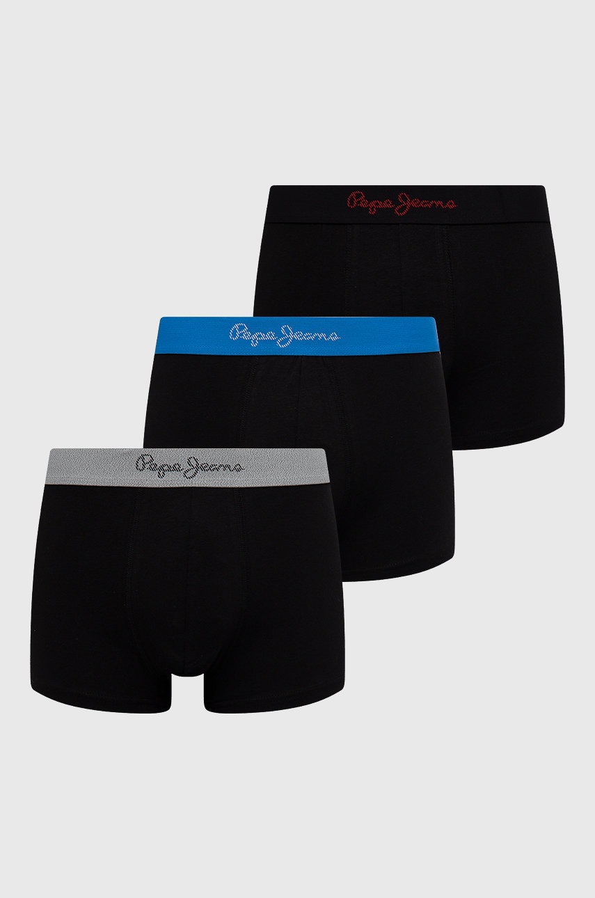 

Боксерки Pepe Jeans мъжки в черно, Черен