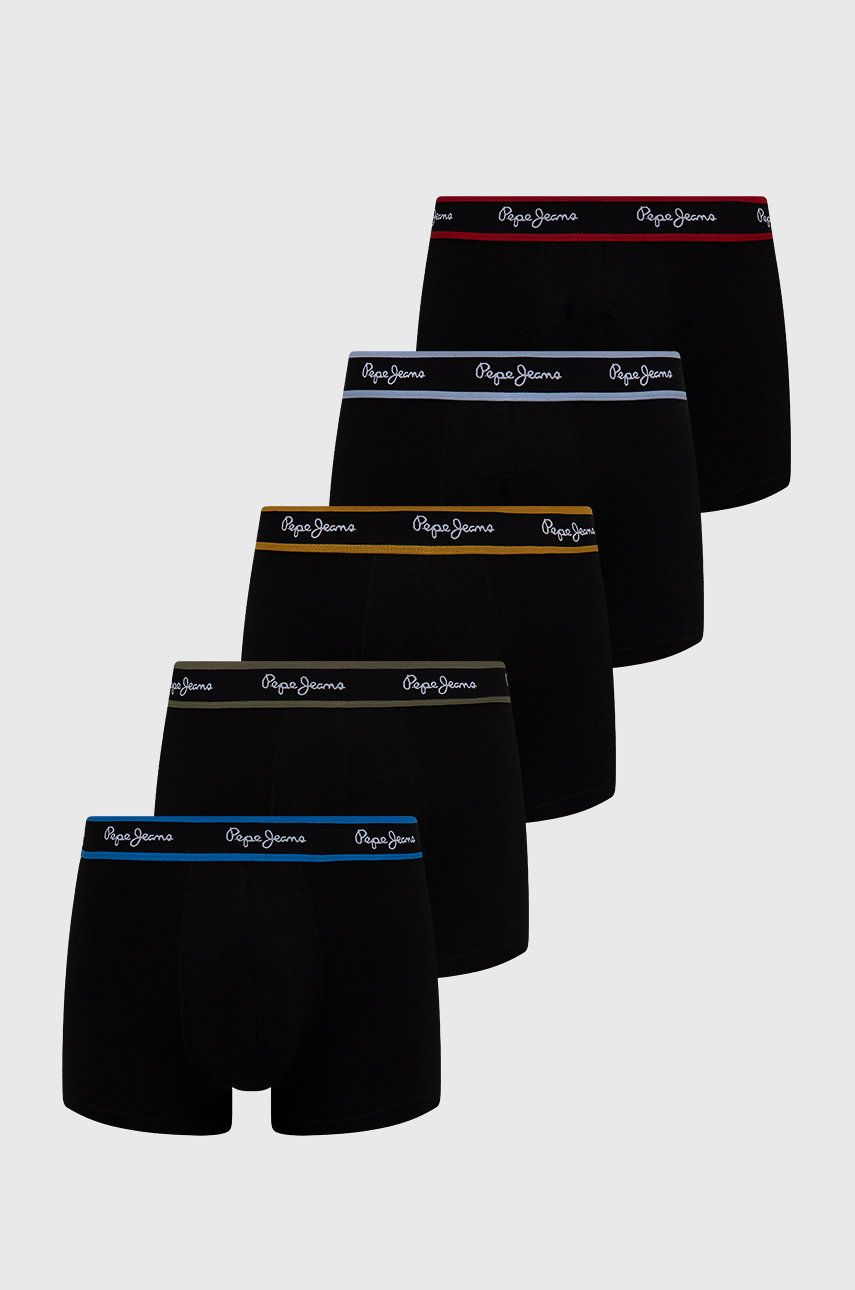 Pepe Jeans Boxeri bărbați, culoarea negru answear.ro imagine 2022 reducere