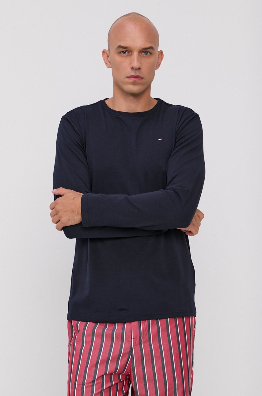 

Пижама Tommy Hilfiger мужская цвет синий с аппликацией