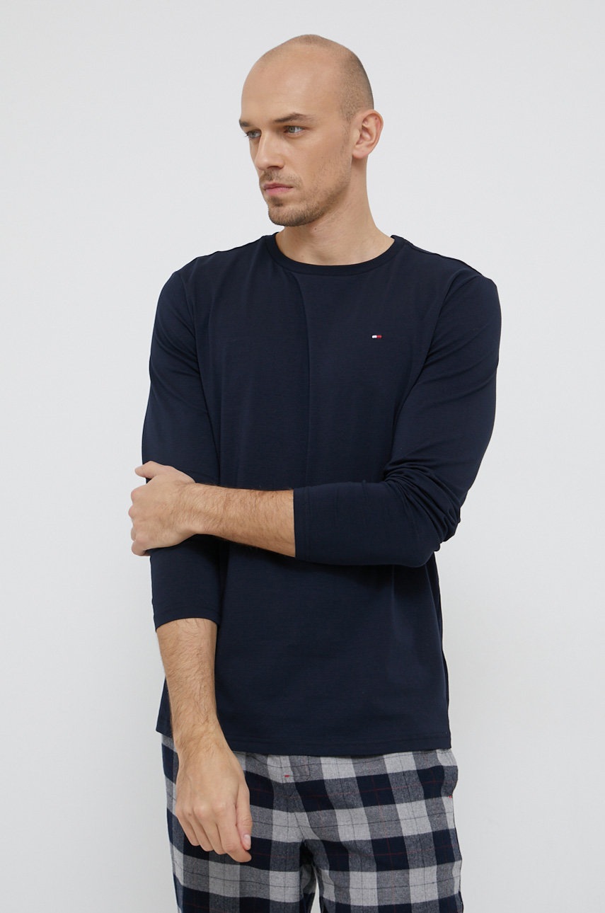

Піжама Tommy Hilfiger чоловіча колір синій меланж