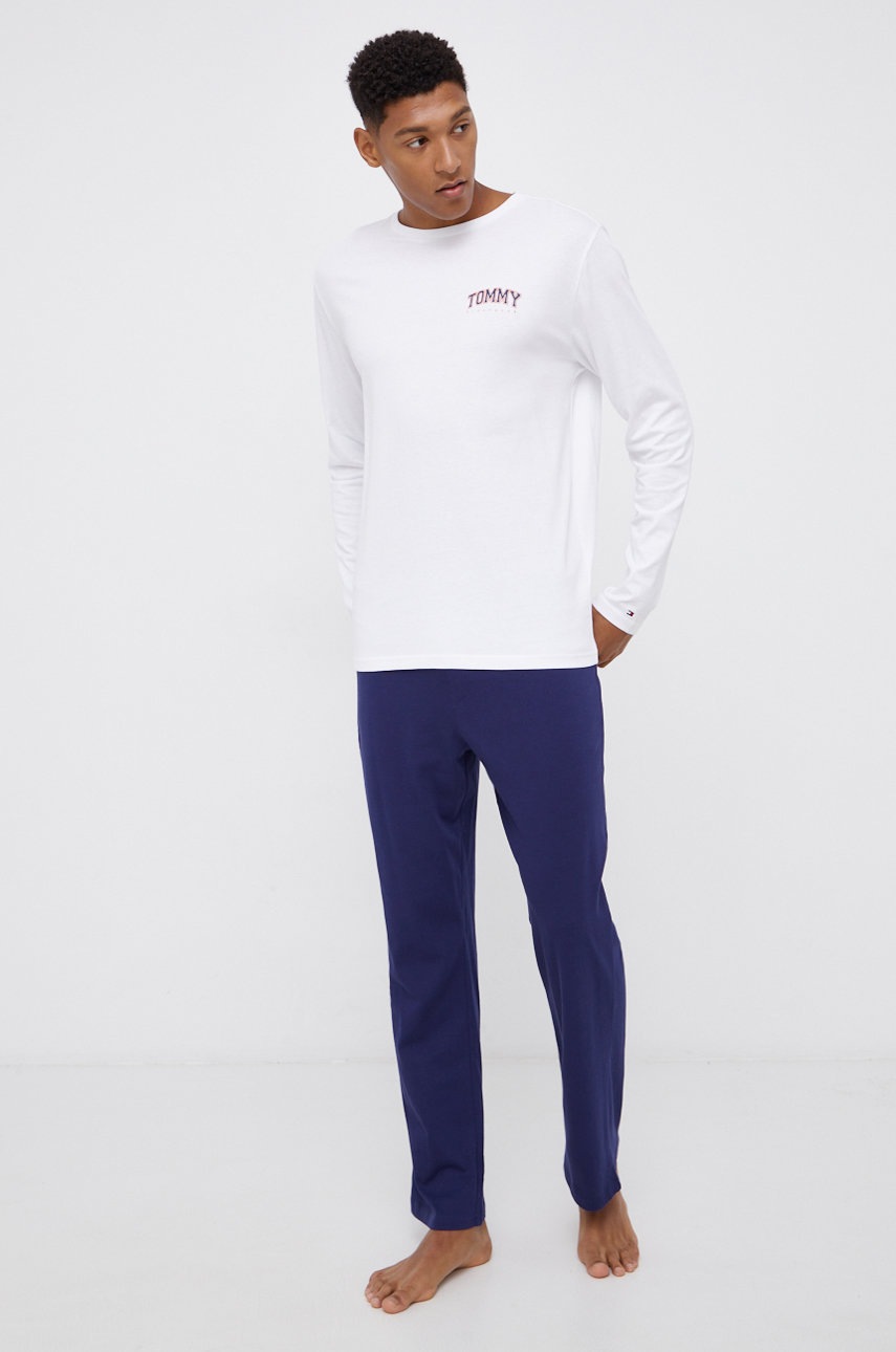 

Пижама Tommy Hilfiger мъжка в тъмносиньо с принт, Тъмносин