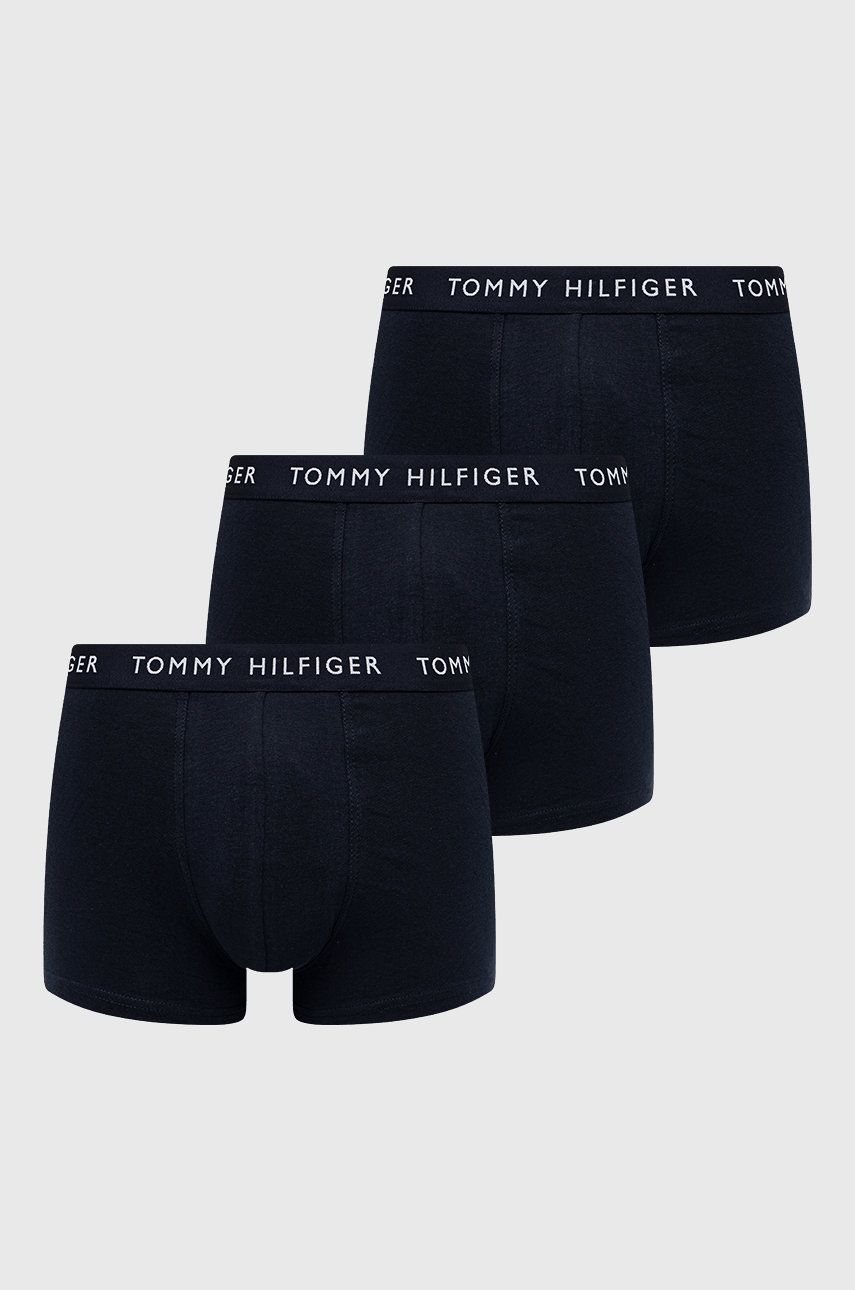 Levně Boxerky Tommy Hilfiger pánské, černá barva, UM0UM02203