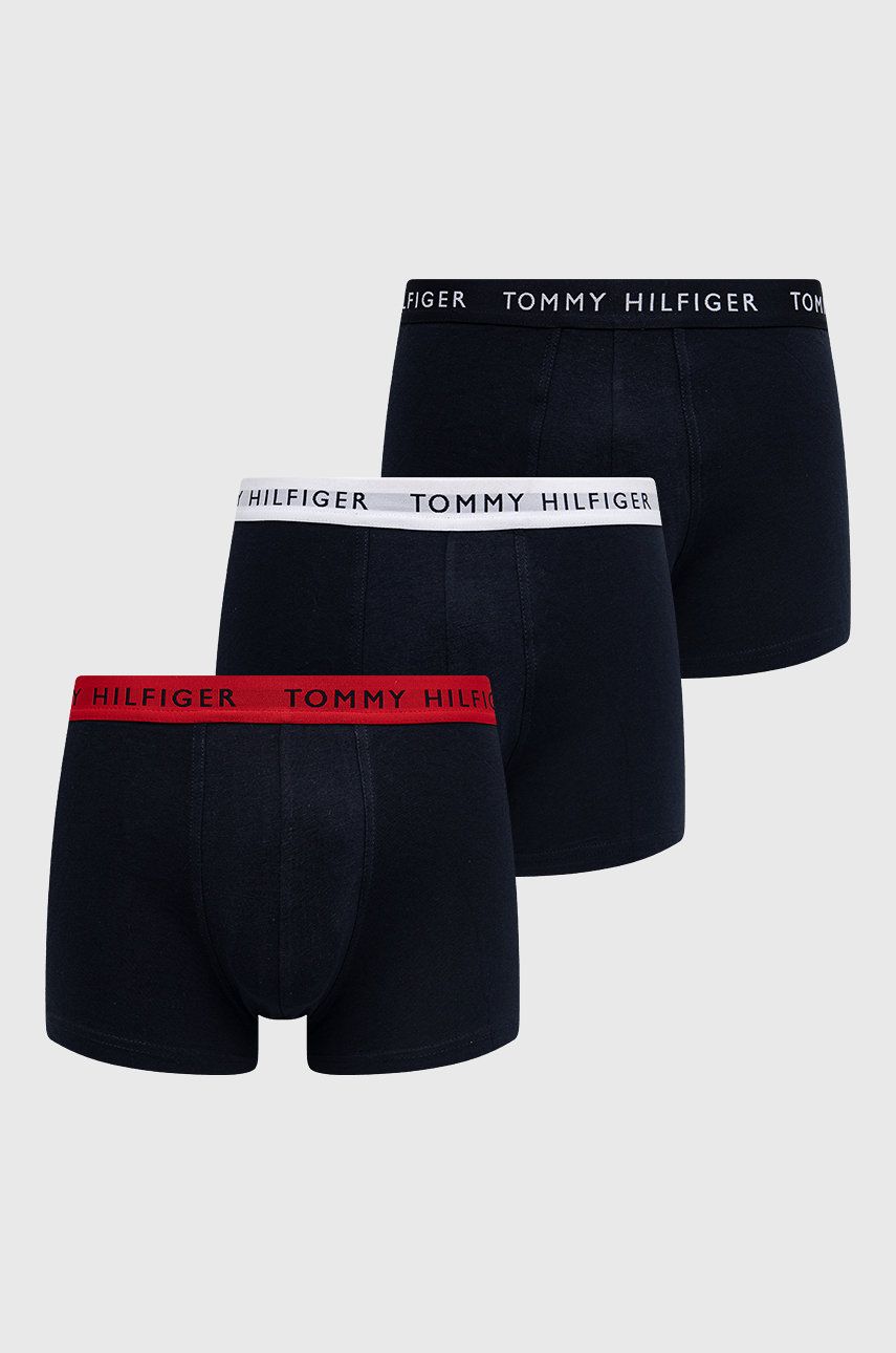 Boxerky Tommy Hilfiger pánské, černá barva, UM0UM02324