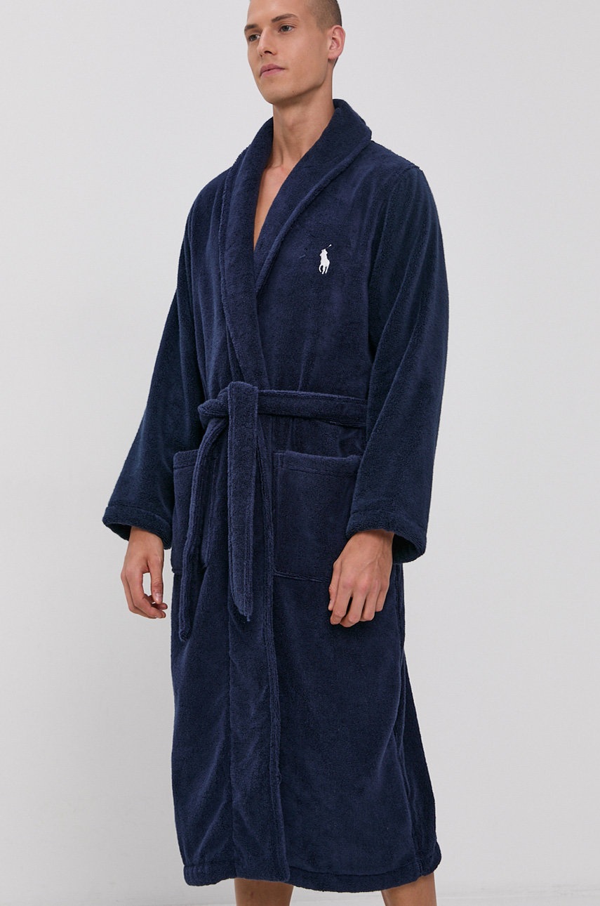 Polo Ralph Lauren Szlafrok 714853990001 kolor granatowy