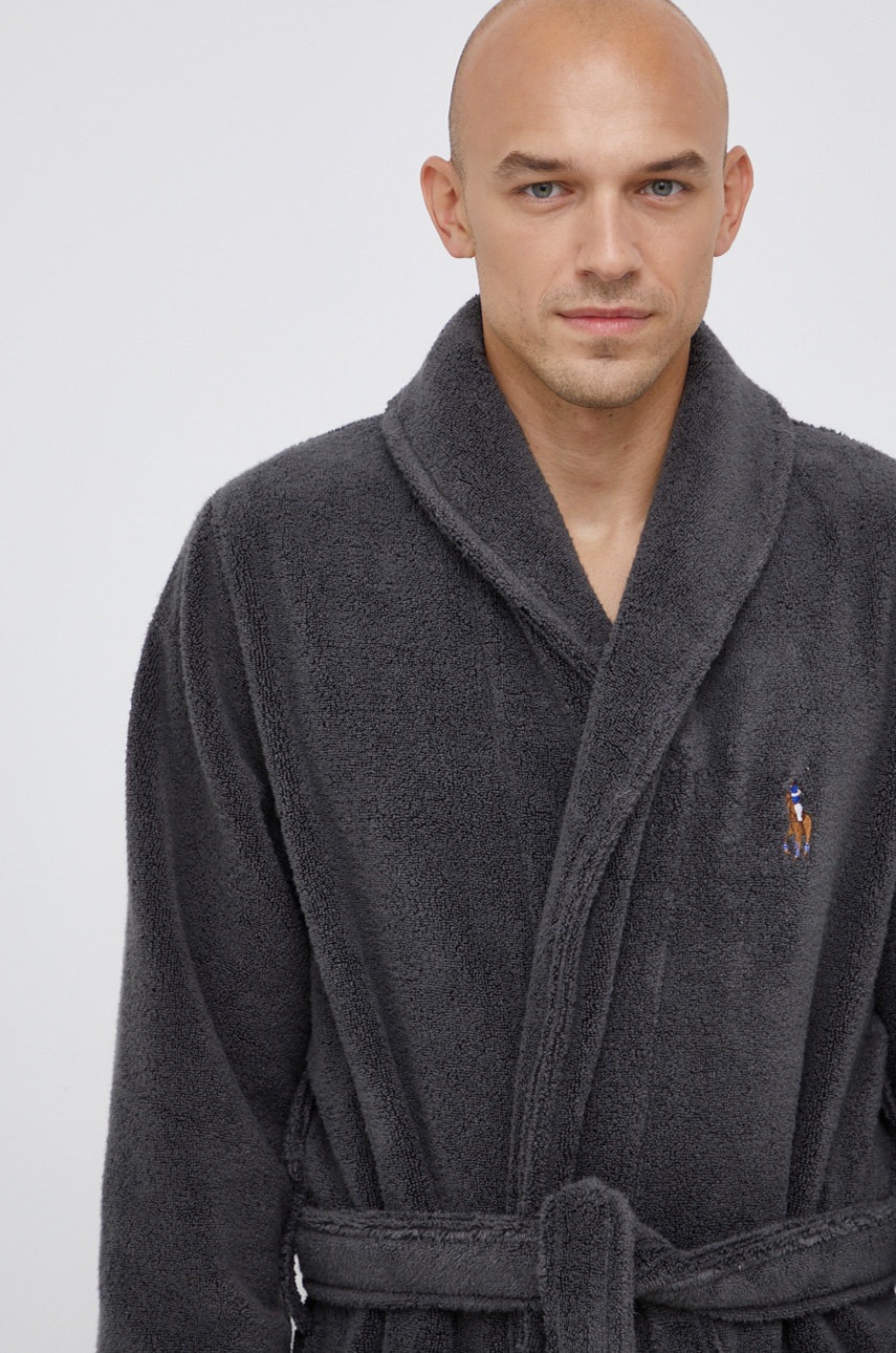 

Халат Polo Ralph Lauren колір сірий
