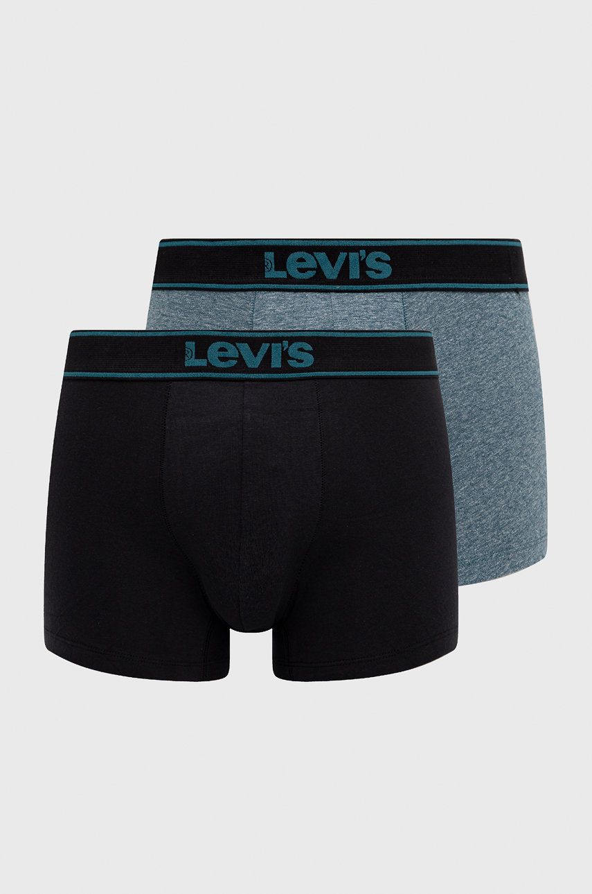 Levi’s Boxeri bărbați, culoarea albastru marin answear.ro