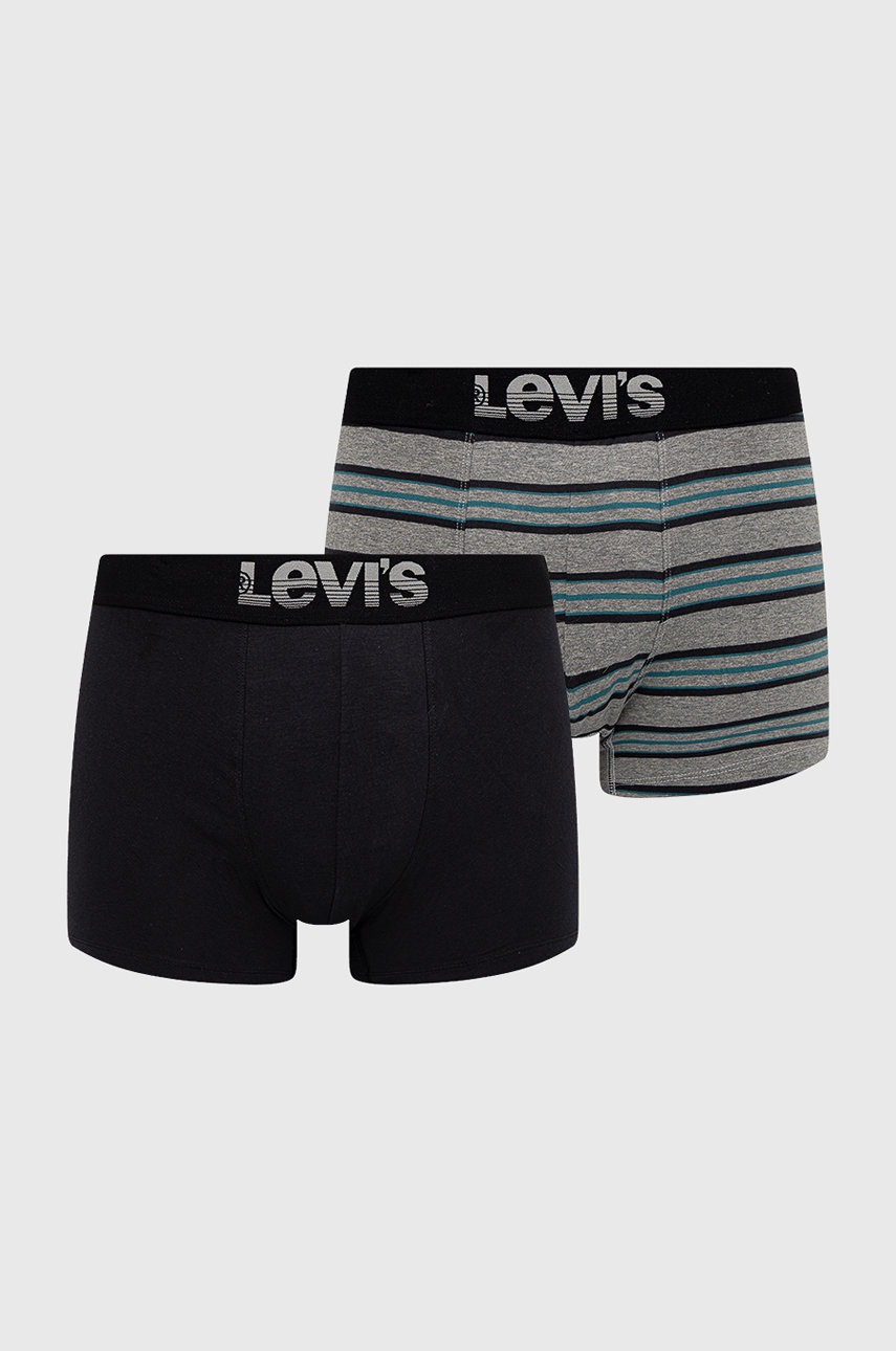 

Боксерки Levi' мъжки в черно, Черен