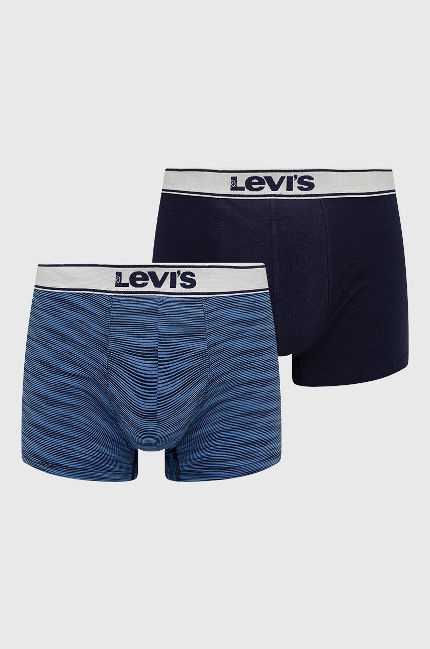 Levi's Bokserki (2-pack) kolor niebieski