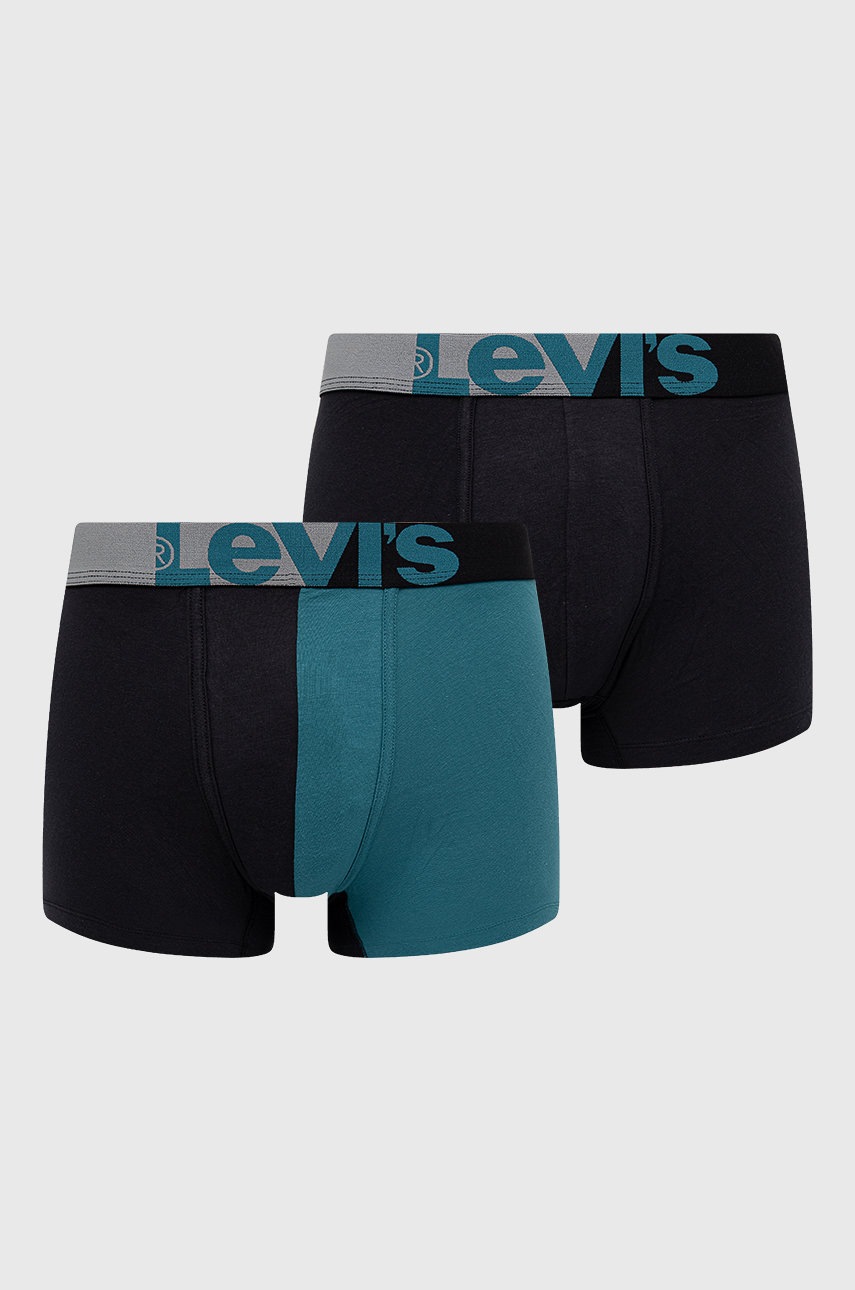 

Боксерки Levi' мъжки в черно, Черен