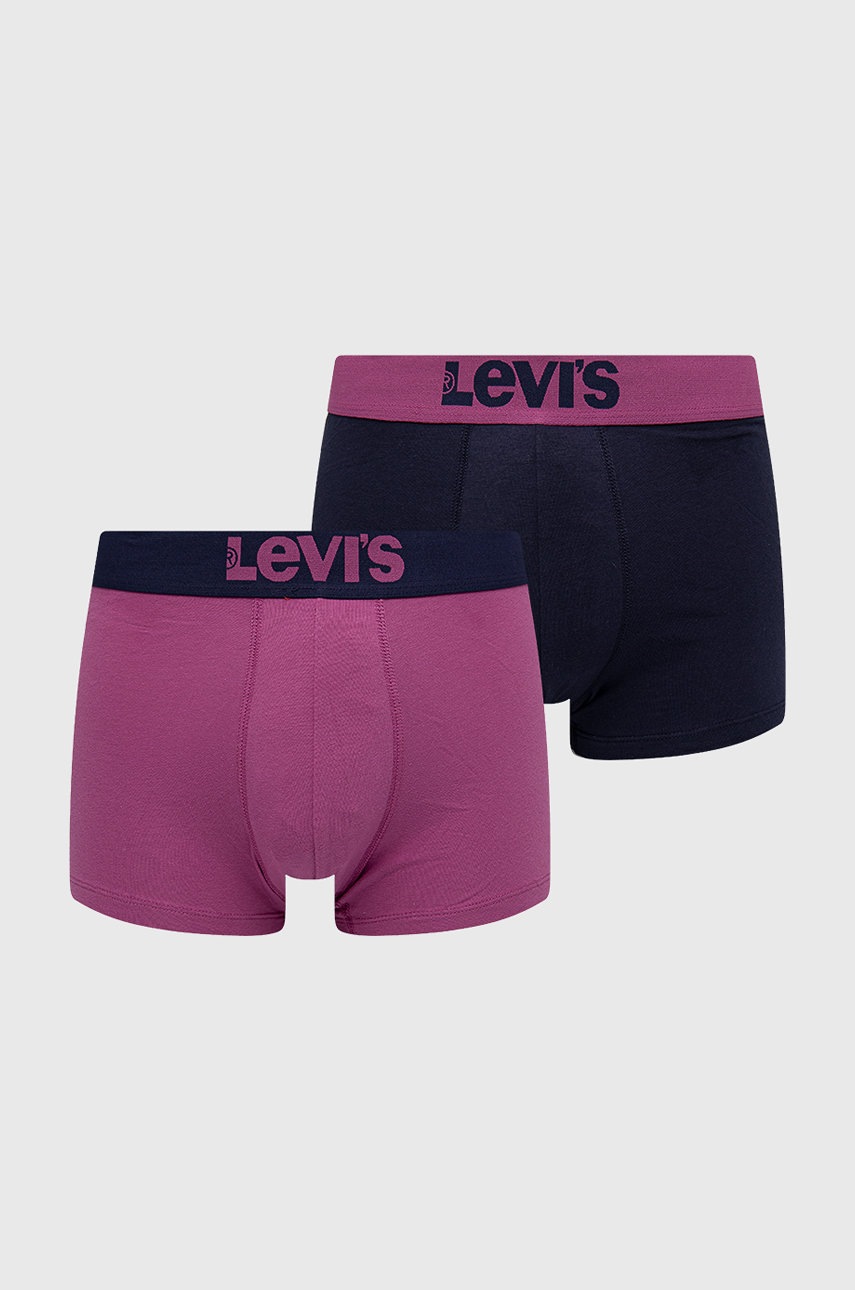 

Боксерки Levi' мъжки в розово, Розов