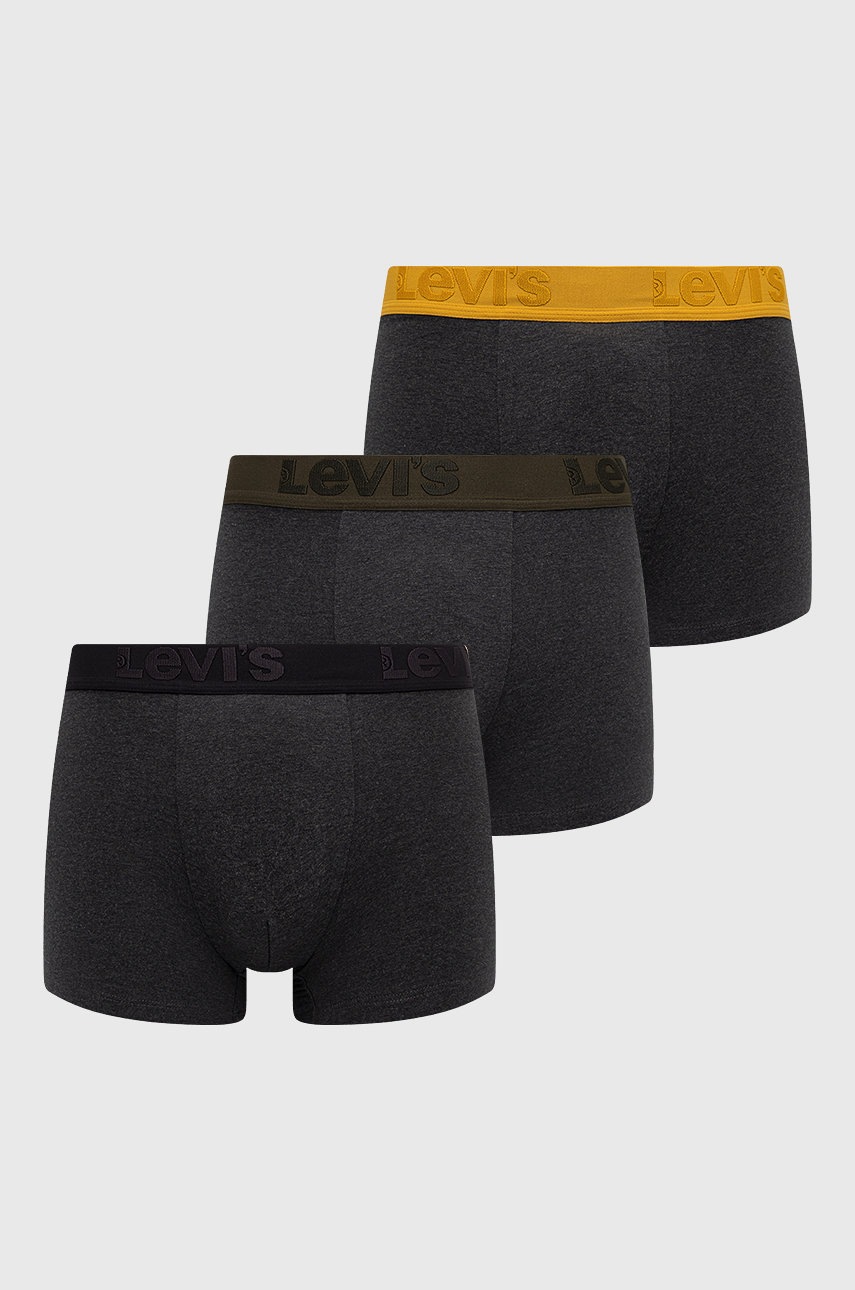 

Боксерки Levi's мъжки в сиво, Сив
