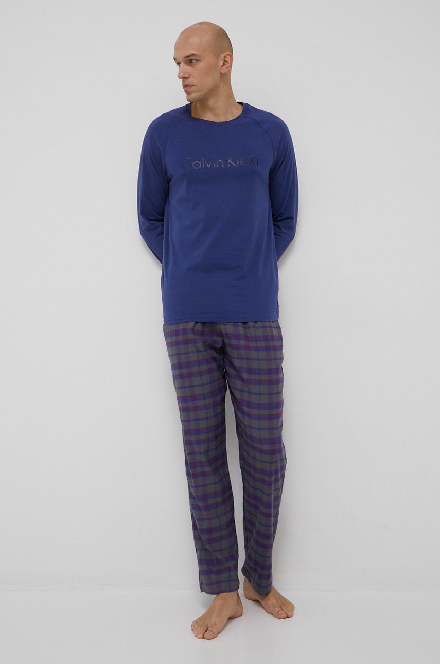 Calvin Klein Underwear piżama męska z nadrukiem