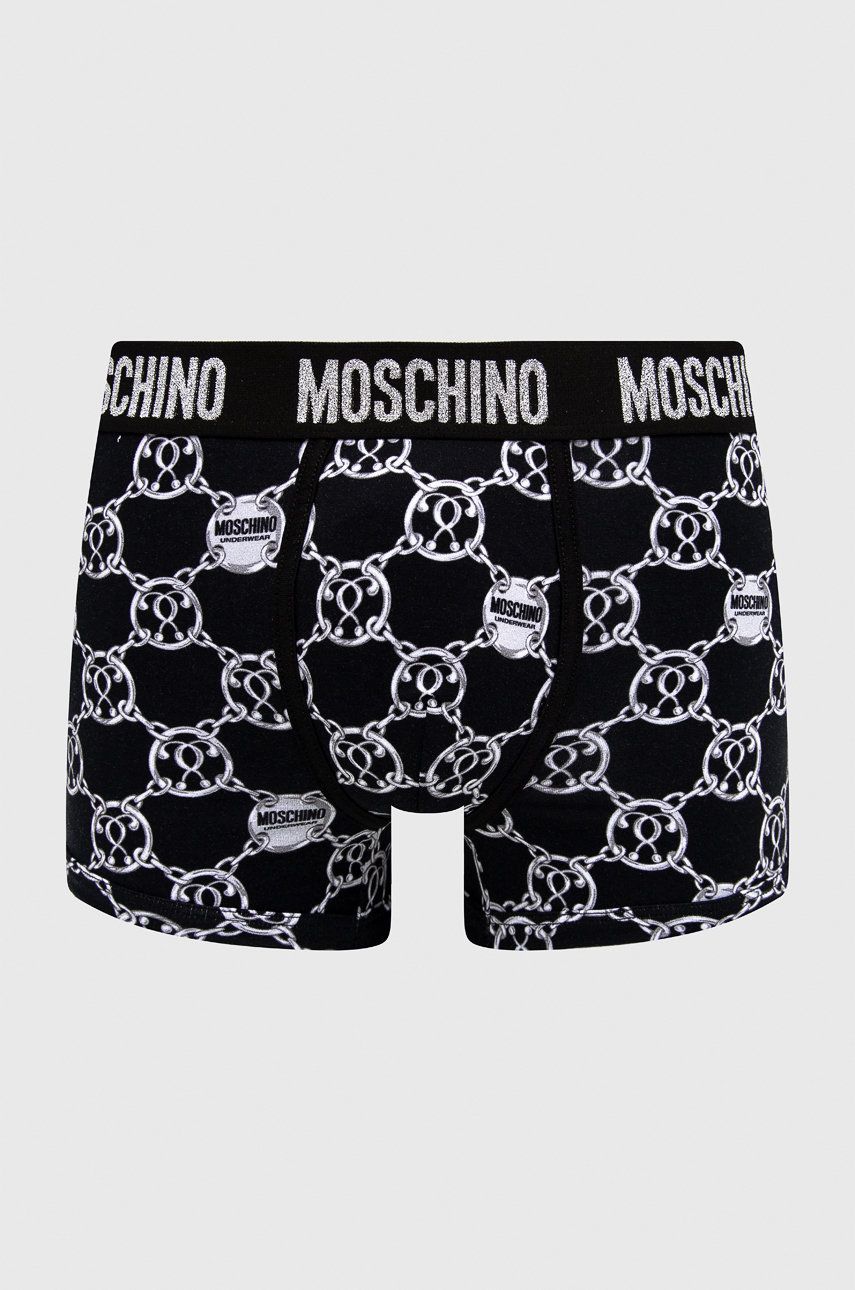 Moschino Underwear Boxeri bărbați, culoarea albastru marin answear.ro