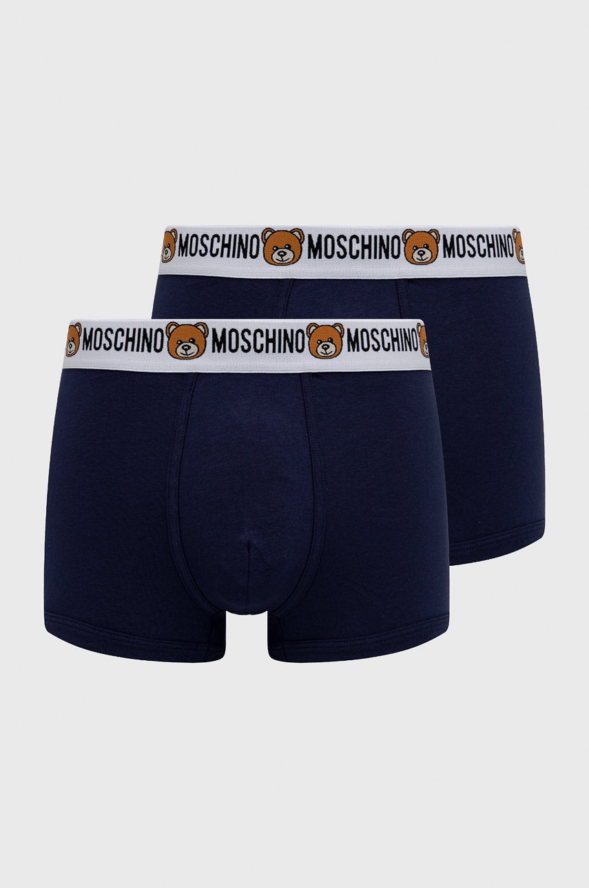 Moschino Underwear Bokserki (2-pack) męskie kolor niebieski