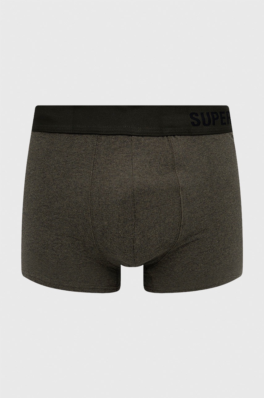 

Боксери Superdry (2-pack) чоловічі колір зелений