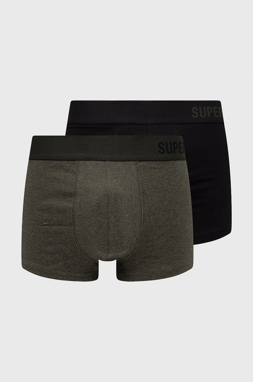 

Боксерки Superdry мъжки в черно, Черен