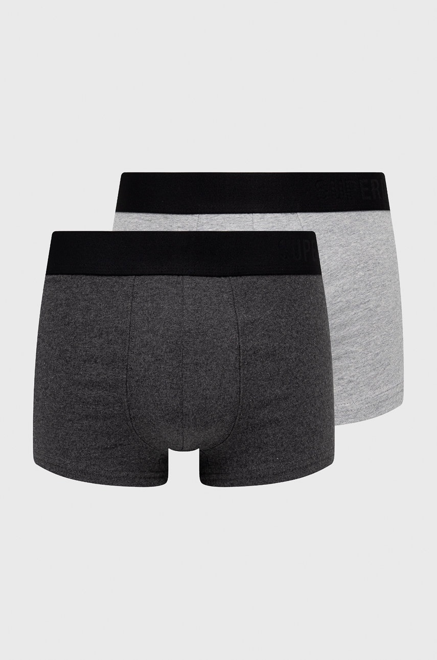 Superdry boxeri barbati, culoarea gri