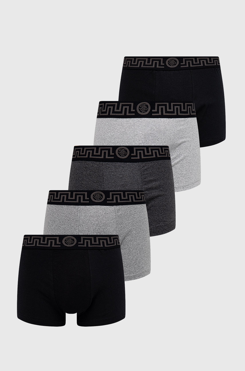 Brave soul boxeri (5-pack) bărbați, culoarea negru