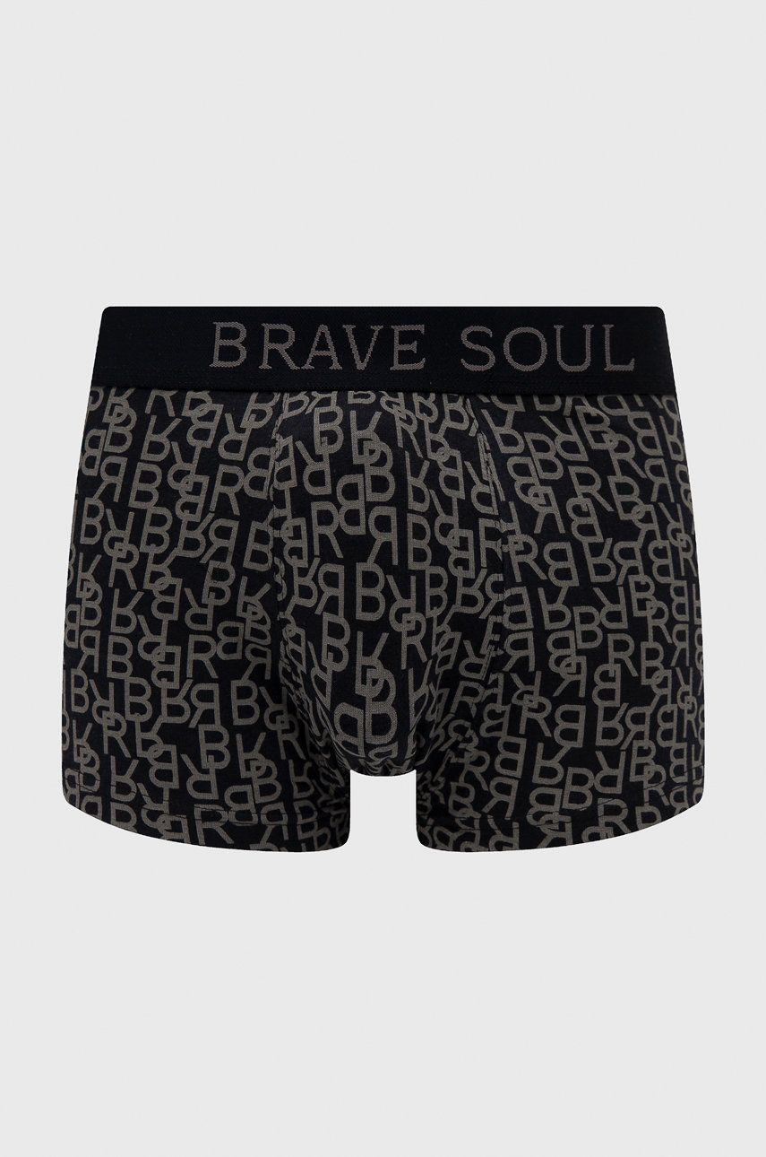 

Боксери Brave Soul (5-pack) чоловічі колір чорний