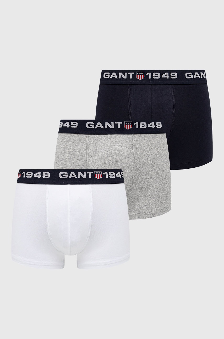 

Боксерки Gant (3 чифта) мъжки в бяло, Бял