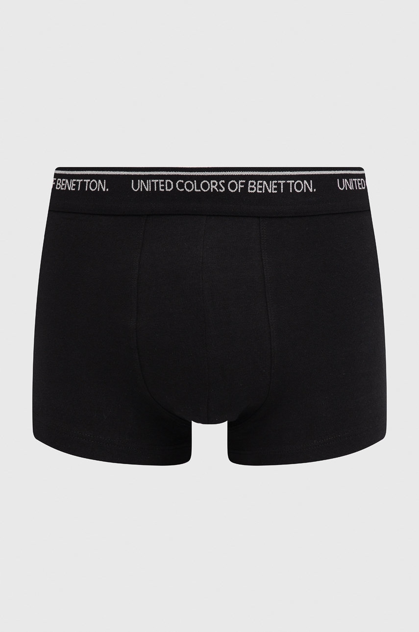 United Colors of Benetton Boxeri bărbați, culoarea negru