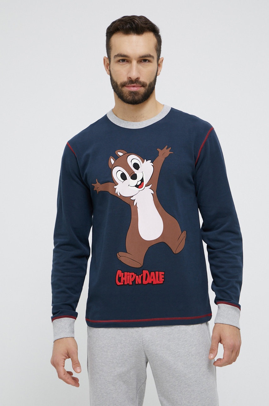 

Пижама United Colors of Benetton x Disney цвет синий меланж