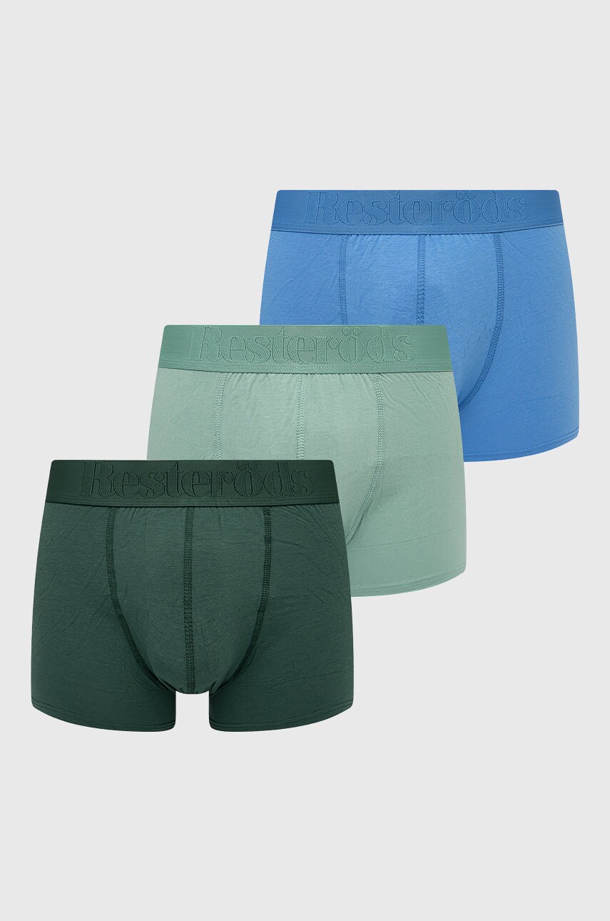 Resteröds boxeri barbati, culoarea verde