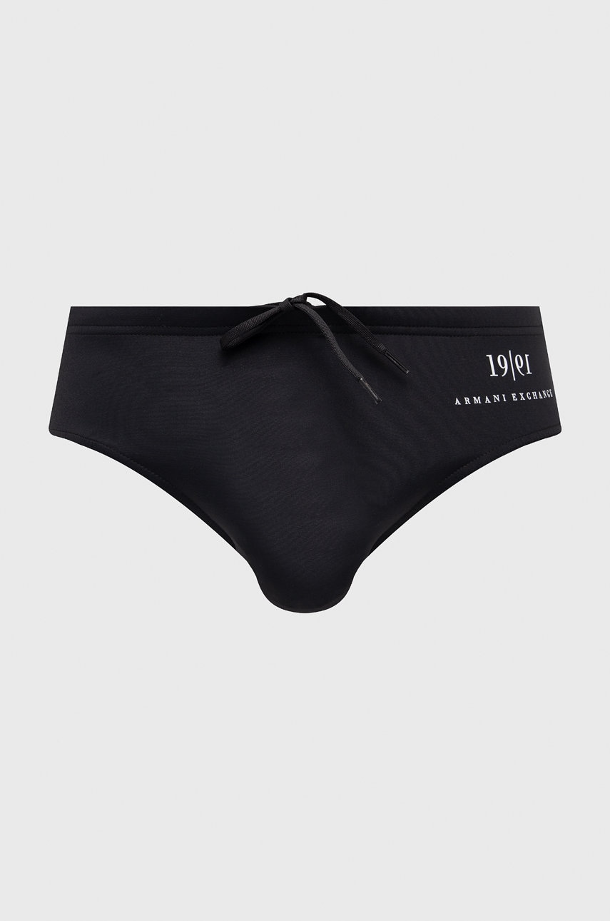 Armani exchange costum de baie bărbați, culoarea negru