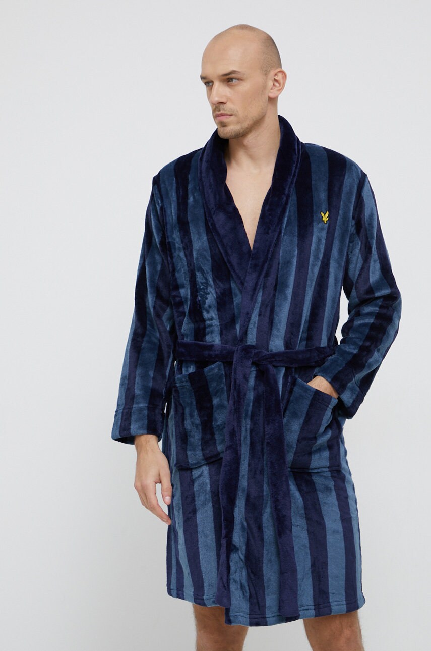 Lyle & scott halat culoarea albastru marin