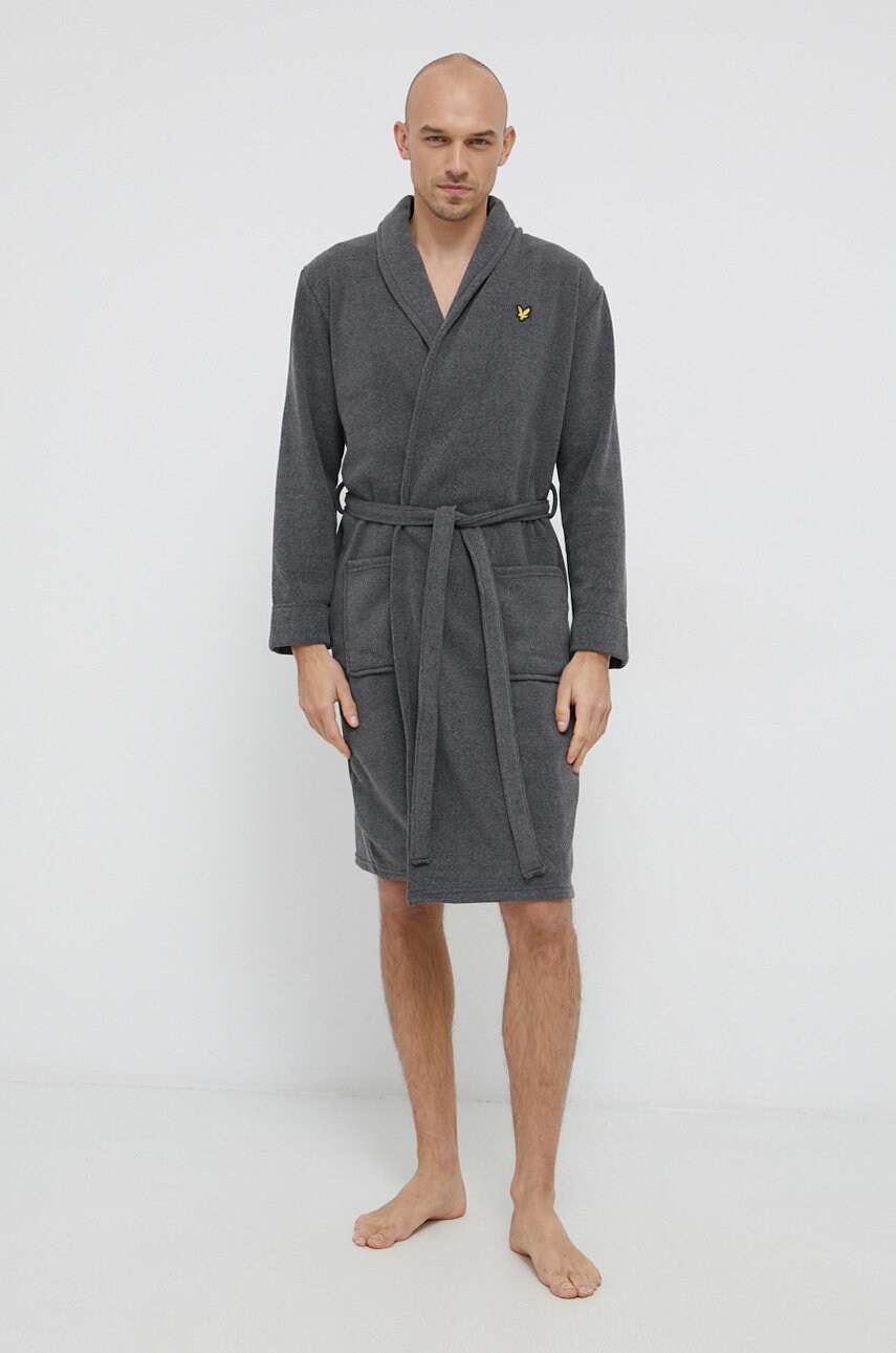 

Халат Lyle & Scott колір сірий