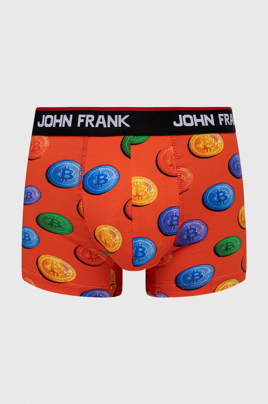 

Боксерки John Frank мъжки в червено, Червен